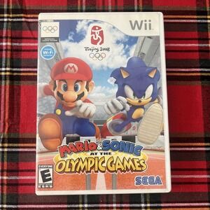Mario & Sonic at the Olympic Games Nintendo Wii 2007 Complete CIB